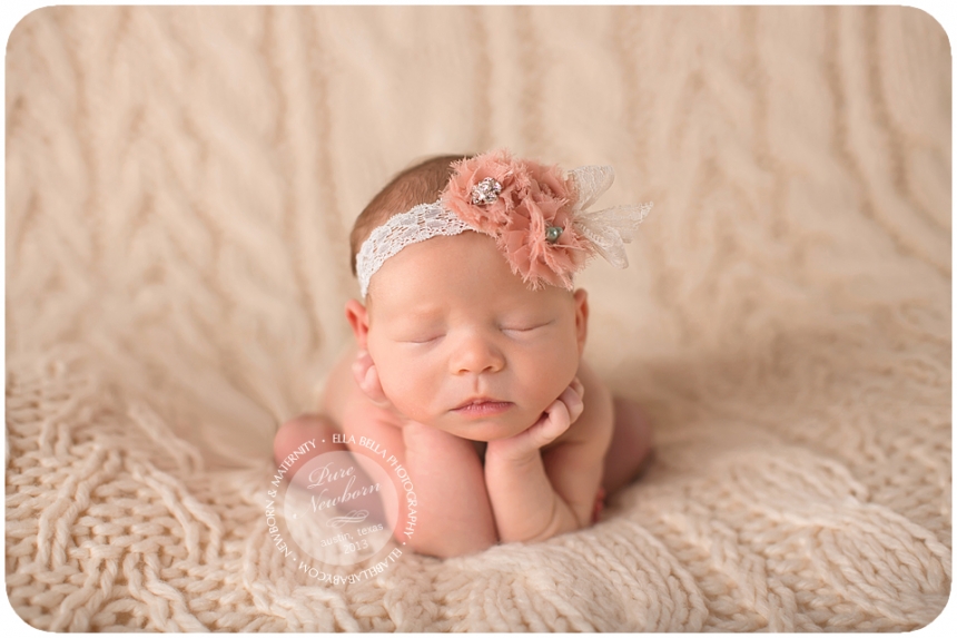 Pretty Baby Austin Newborn Photographer Ella Bella Photography