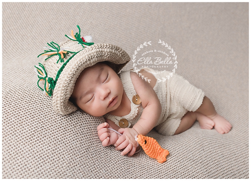 Gone Fishing ~ San Antonio Newborn Photographer - Ella Bella